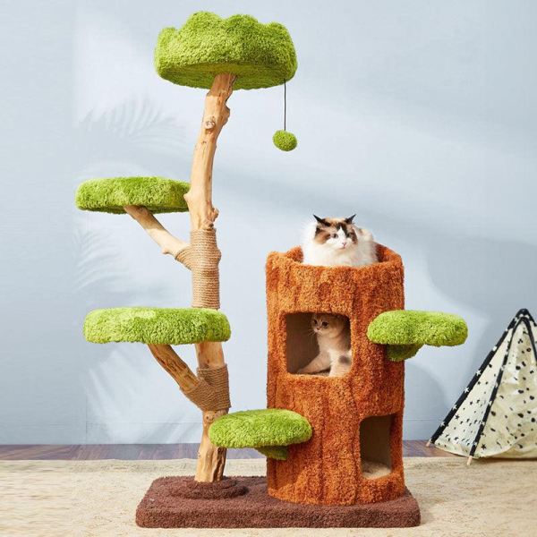 💝Buy 1 Get 1 Free💝Luxury Simulation Climbing Frame Bed for Multiple Cat Tree