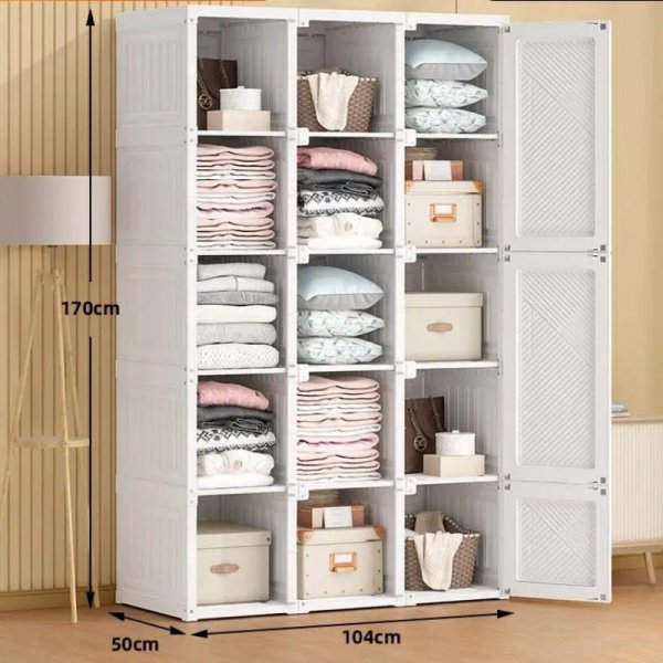 ⚡Clearance Sale ❤Multifunctional Foldable Modern Wardrobe Cabinets