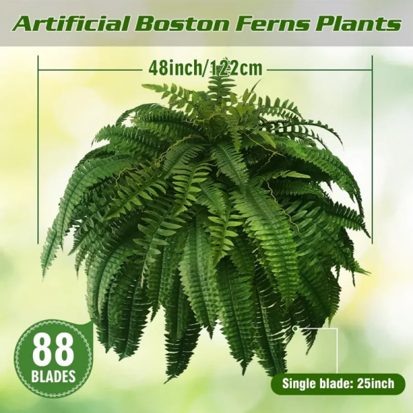 🔥Buy 1 Get 1 Free🔥UV Resistant Lifelike Artificial Boston Fern(Fills a Flower Pot)