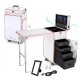 🔥FREE SHIPPING-ROLLING MANICURE TABLE MAKEUP STATION