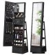 360° Swivel Mirror Jewelry Armoire❤️LED Lights, Lockable, Large Storage