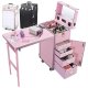 🔥FREE SHIPPING-ROLLING MANICURE TABLE MAKEUP STATION