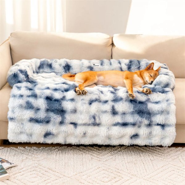 Fluffy Fuzzy Calming Dog Bed Sofa Protector Pet Mat