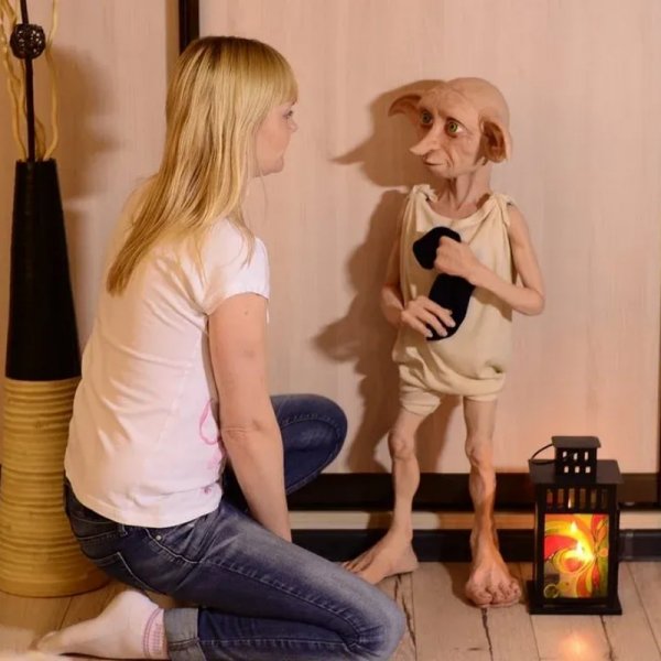 🔥NEW SEASON SALE 🔥DOBBY HOUSE ELF FIGURE UNIQUE GIFT