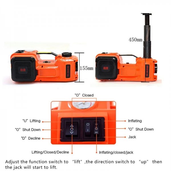 💥3-in-1 Electric Hydraulic Car Jack(3 year warranty)