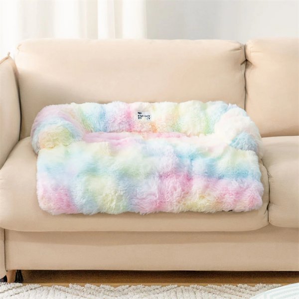 Fluffy Fuzzy Calming Dog Bed Sofa Protector Pet Mat