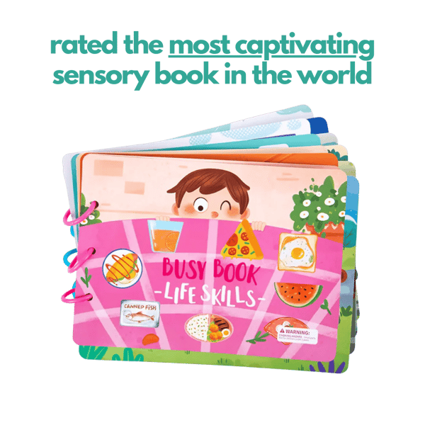 💖Last Day - 80% Off 💖Dr. Glow's Sensory Book Quiet Book- Keep Kids off Devices!