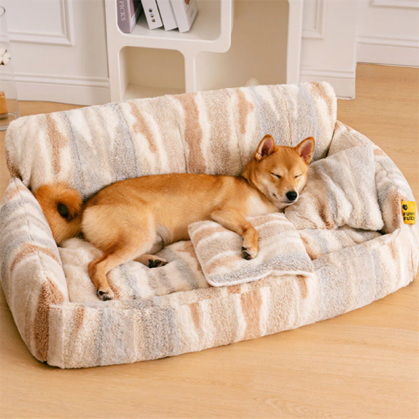 Nordic Fluffy Extra Large Cozy Dog & Cat Sofa Bed