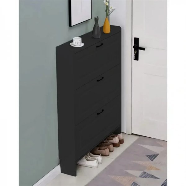 💝Last Day For Clearance💝Wall Hidden Shoe Cabinet - Conceal Your Shoes in Style! 🚪👠