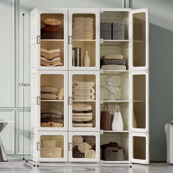 ⚡Clearance Sale ❤Multifunctional Foldable Modern Wardrobe Cabinets