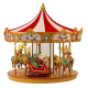 BUY 1 GET 1 FREE SHIPPING-CHRISTMAS MERRY CAROUSEL