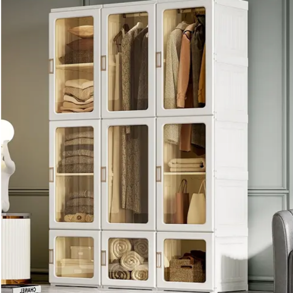 ⚡Clearance Sale ❤Multifunctional Foldable Modern Wardrobe Cabinets