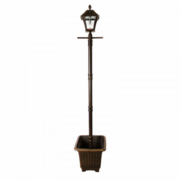 💝Soon to be sold out!!💝Last Day For Clearance,Buy 1 Get 1 Free ✨ 75.5"Tall Solar Lamp Post with Planter & Stake