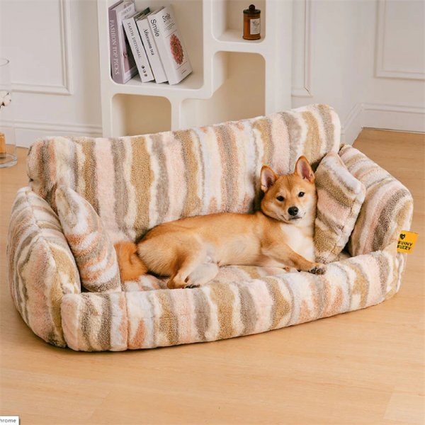 Nordic Fluffy Extra Large Cozy Dog & Cat Sofa Bed