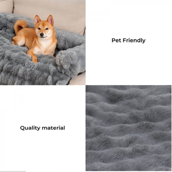 Fluffy Fuzzy Calming Dog Bed Sofa Protector Pet Mat