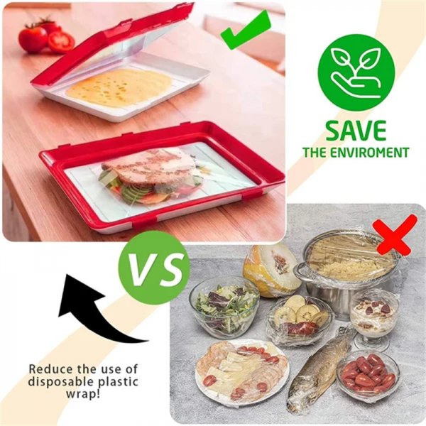 🔥Buy 1 Get 1Free Today - Environmentally friendly design - Reusable Food Preserving Tray🥰