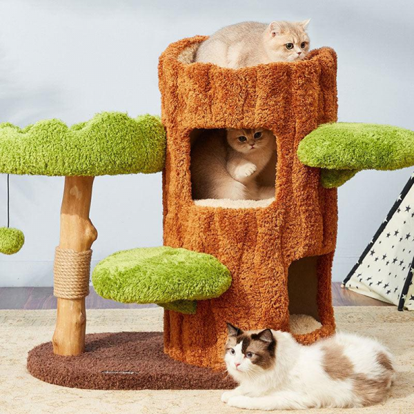 💝Buy 1 Get 1 Free💝Luxury Simulation Climbing Frame Bed for Multiple Cat Tree