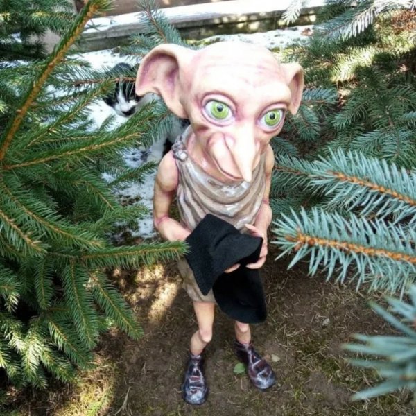 🔥NEW SEASON SALE 🔥DOBBY HOUSE ELF FIGURE UNIQUE GIFT